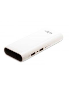 EDNET EDN-31883, 10000mAh, Литиево-йонна, 2х USB, Micro USB, LED фенер, Бял