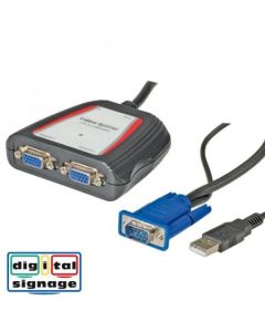 VALUE 14.99.3523 :: Portable VGA Video Splitter, 2-way, 250 MHz