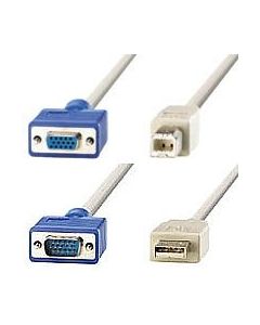 VALUE 11.99.4693 :: KVM кабел HD15M+USB-A -- HD15F+USB-B, 3.0 м