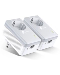 TP-Link TL-PA4010P Kit, AV600, 1x FE порт, AC гнездо, комплект от 2броя
