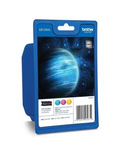 Brother LC-1280XL C-M-Y Rainbow Bonus Pack Ink Cartridge