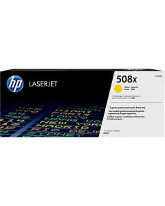 HP 508X High Yield Yellow Original LaserJet Toner Cartridge (CF362X)