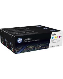 HP 131A 3-pack Cyan-Magenta-Yellow Original LaserJet Toner Cartridges