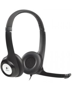 LOGITECH H390 Corded Headset - Черни- USB