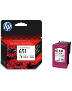 HP 651 Tri-colour Ink Cartridge 