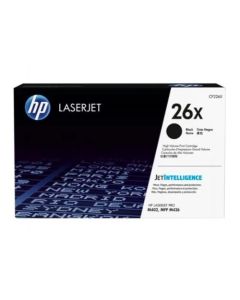 HP 26X High Yield Black Original LaserJet Toner Cartridge (CF226X)