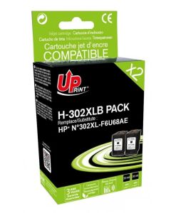 Комплект HP 302XL Bk+CL, F6U68AE+F6U67AE, 20+21 ml, Uprint