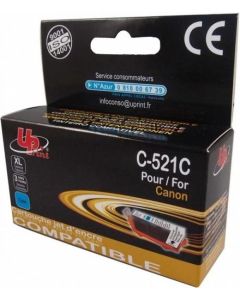 Патрон с ЧИП CANON CLI-521 Cyan 10 ml, iP3600-MP540-550-620-980-MX860