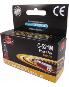 Патрон с ЧИП CANON CLI-521 Magenta 10 ml, iP3600-4600-MP540-980-MX860