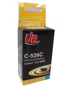 Патрон с ЧИП CANON CLI-526 CYAN, 10 ml 670k, Uprint