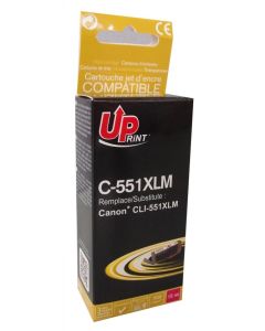 Мастилница UPRINT CLI-551XL CANON, С чип, Magenta