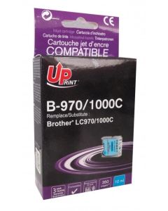 Патрон BROTHER LC1000-LC970 , cyan, 10 ml, 325k Uprint