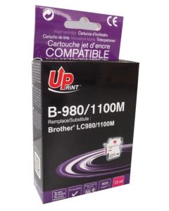 Патрон BROTHER LC980-1100 MAGENTA, 12ml 800k, Uprint