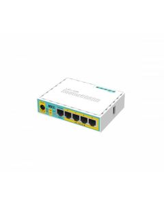 Рутер MikroTik RB750UPr2, hEX PoE lite, 650 MHz, 64 MB, 5xFE, PoE out, USB 2.0