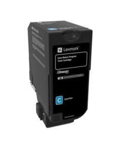 Lexmark 74C20C0 CS720, CS-CX725 Cyan Return Programme 3K Toner Cartridge