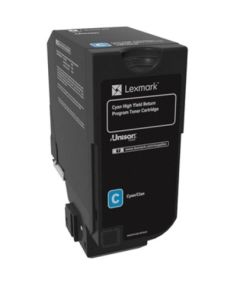 Lexmark 74C2HC0 CS725 Cyan Return Programme 12K Toner Cartridge