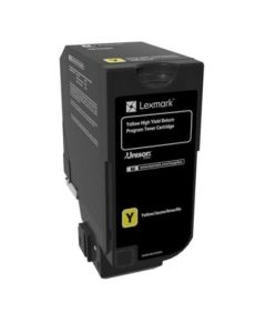 Lexmark 74C2HY0 CS725 Yellow Return Programme 12K Toner Cartridge