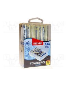 Алкални батерии MAXELL LR03 1,5V AAA 24 бр. блистер PVC case