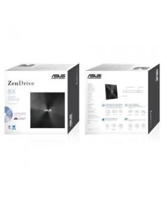 Външно USB DVD записващо устройство ASUS ZenDrive U7M Ultra-slim, USB 2.0, Черен