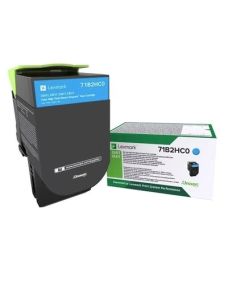 Lexmark 71B2HC0 CS-CX417, 517 Cyan Return Programme 3.5K Toner Cartridge