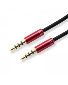 SBOX 3535-1.5R :: Аудио кабел, 3.5 мм стерео жак M-M, 1.5 м, червен