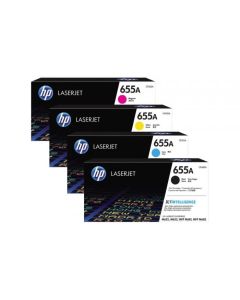 HP 655A Yellow Original LaserJet Toner Cartridge (CF452A)