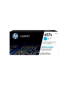 HP 657X High Yield Cyan Original LaserJet Toner Cartridge (CF471X)