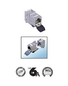 Кийстон жак категория 6а, SL Series, XGa, с капаче, COMMSCOPE