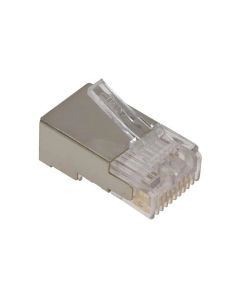 Modular Plug for Round Cable, 8 Positions, Shielded, COMMSCOPE