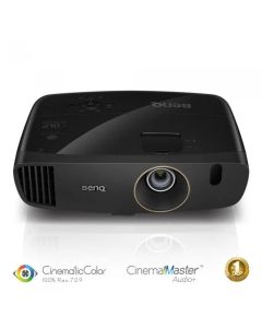 BenQ W2000+, DLP, 1080p, 2200 ANSI Lumens, VGA, HDMI, RCA, 3D Ready, Black