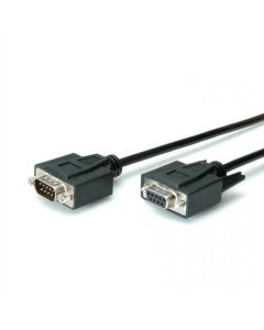 VALUE 11.99.6210 :: RS-232 сериен кабел D9 M-F, 1.0 м, 9 проводника, удължителен