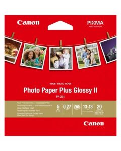 Canon Plus Glossy II PP-201, 5x5", 20 sheets