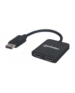 MANHATTAN 152716 :: MST видео сплитер, DisplayPort към 2 x HDMI, 4K UHD