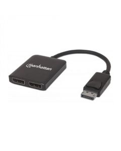 MANHATTAN 207768 :: MST видео сплитер, DisplayPort към 2 x DP, 4K UHD