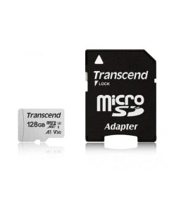 Transcend 128GB microSD w- adapter UHS-I U3 A1