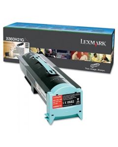 Lexmark X860H21G XS860, 862, 864 Black 35K Toner Cartridge