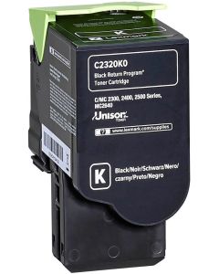 Lexmark C2320K0 C/MC2325, 2425, 2535, MC2640 Black Return Programme 1K