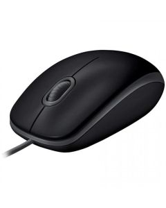 LOGITECH B110 Corded Mouse - SILENT - Черна - USB - B2B