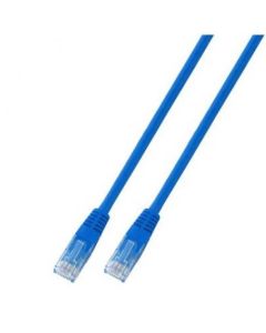 Пач корда RJ45 U/UTP, Cat.5e, PVC, CCA, синя, 3м.