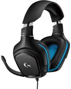 Геймърски слушалки Logitech G432, Микрофон, Черни
