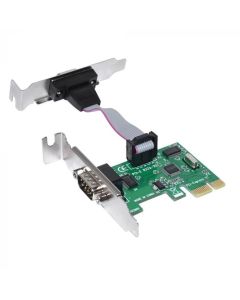 Makki нископрофилна карта Low Profile PCI-E card to 2 x Serial port