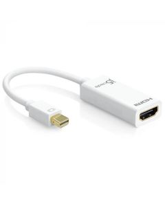 Адаптер j5create JDA159, mini DisplayPort мъжко - HDMI женско, 4K, 125 мм