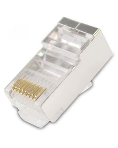 VCom конектори UTP connectors Cat6 STP-Shielded-RJ45 - екранирани, 20 броя