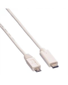 Value 11.99.9020 - USB2.0 C-Micro B, M-M, 1 метър