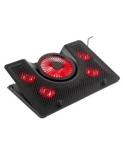 Genesis Laptop Cooling Pad Oxid 550 15.6-17.3 5 Fans, Led Light, 1 Usb