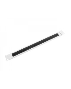 Lanberg 19" brush panel 1U, grey