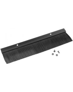 Lanberg 19\" панел с четка за кабелен вход, черен
