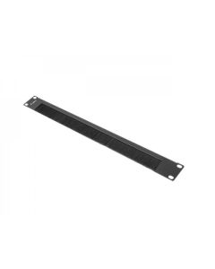 Lanberg 19" brush panel 1U AK-1103-B, black