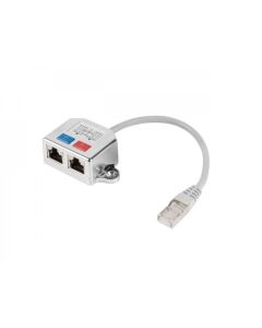 Lanberg adapter LAN splitter RJ45 -- 2x RJ45 ftpad-0026-s