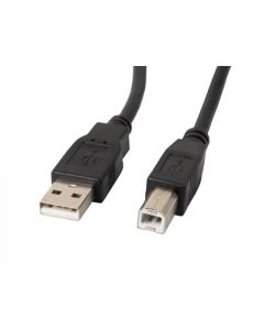 Lanberg USB-A (M) -- USB-B (M) 2.0 cable 5m, black ferrite